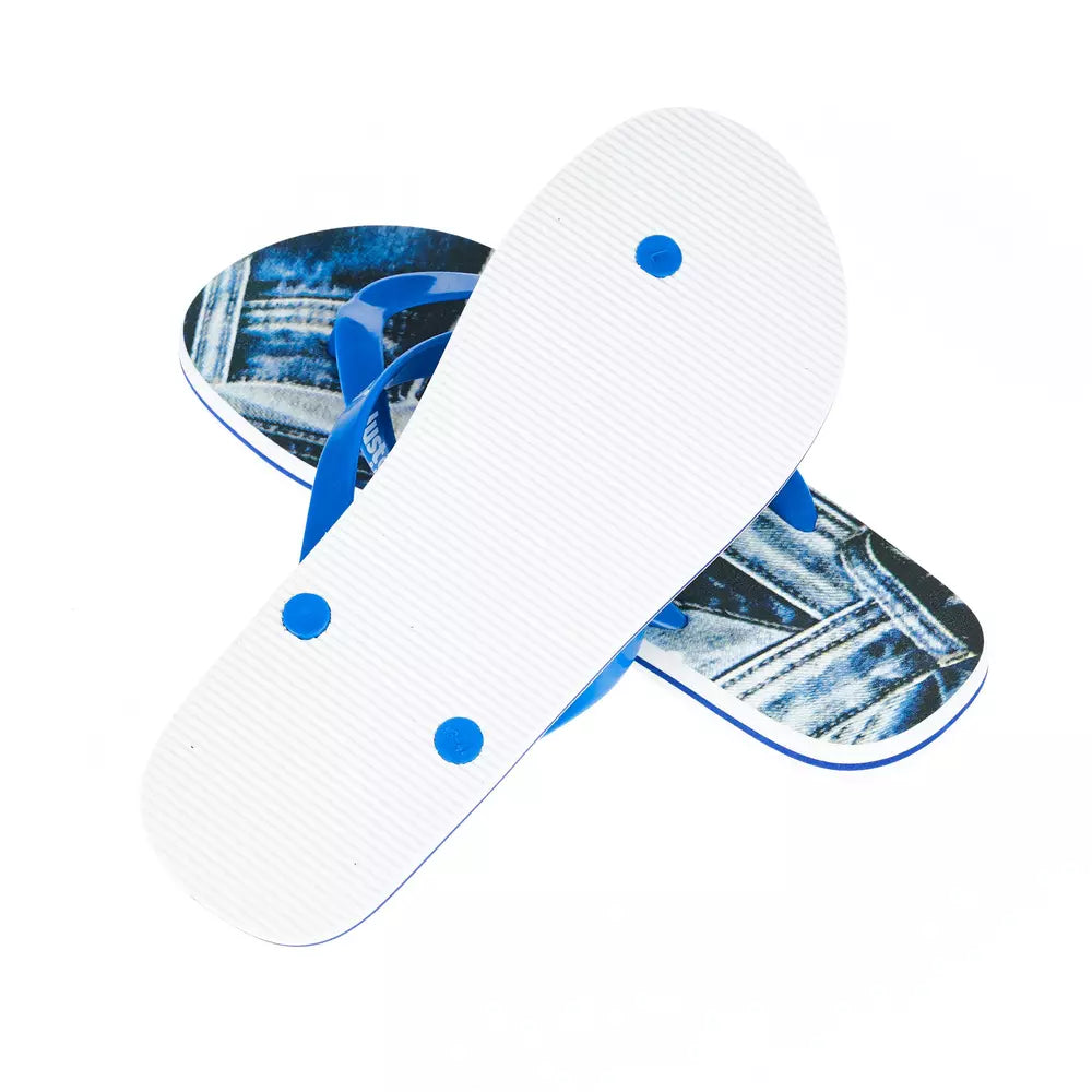 Chanclas azul claro de moda para hombre