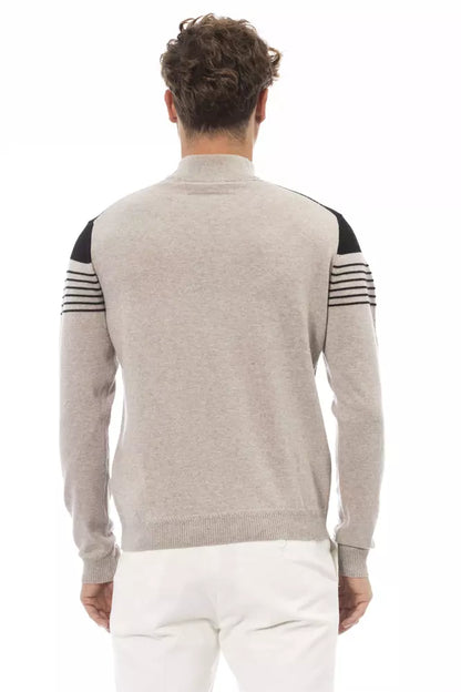 Beige Cashmere Men Sweater