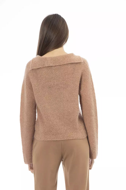 Beige Polyamide Women Sweater