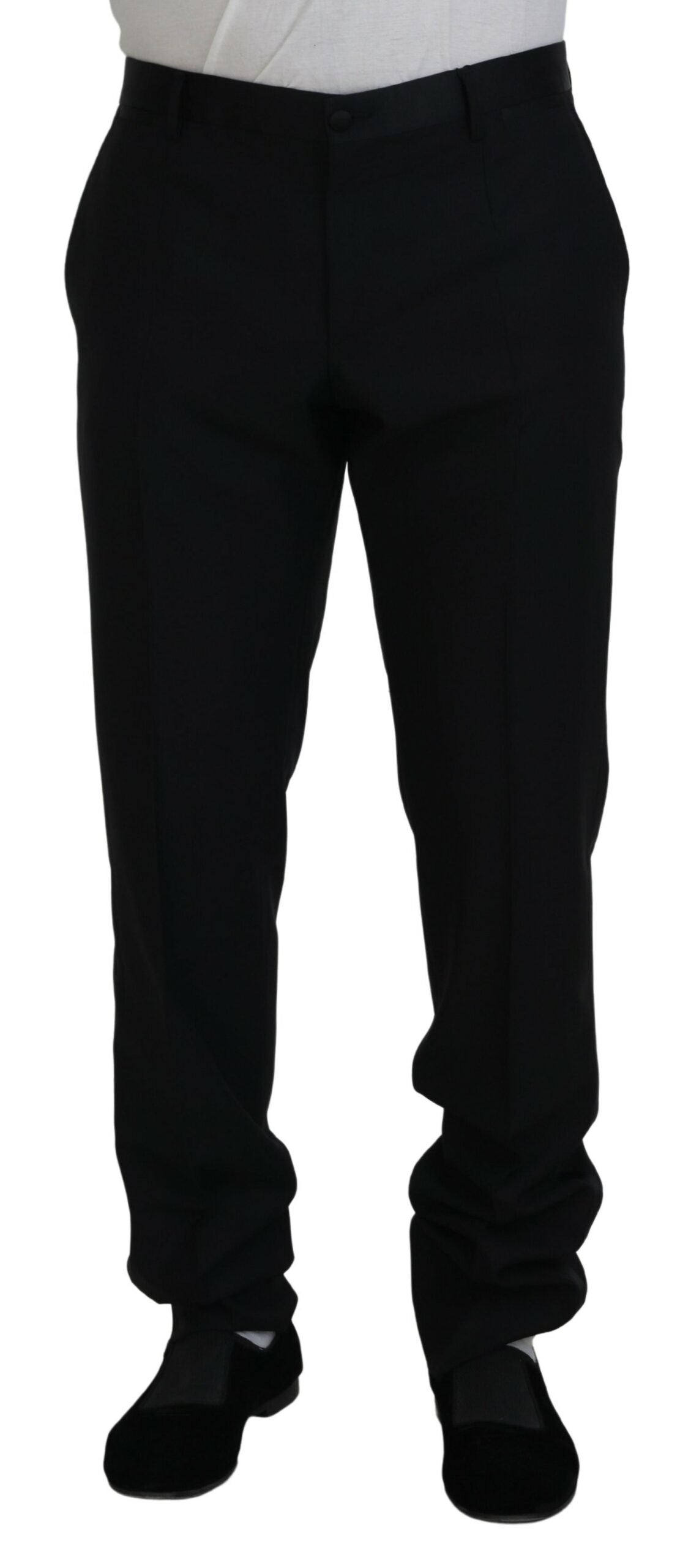 Pantalón de vestir negro elegante y ajustado