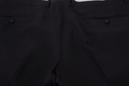 Pantalón de vestir negro elegante y ajustado