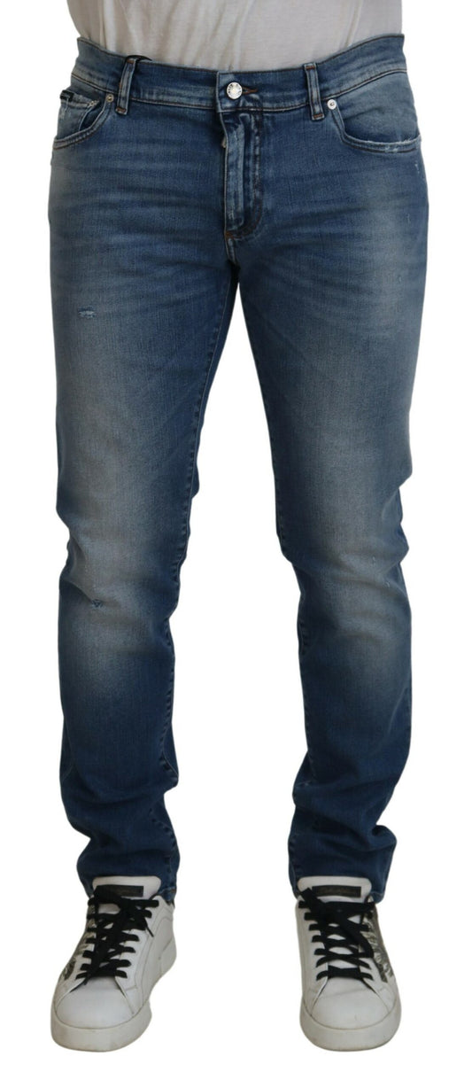 Chique Italiaanse slim-fit jeans