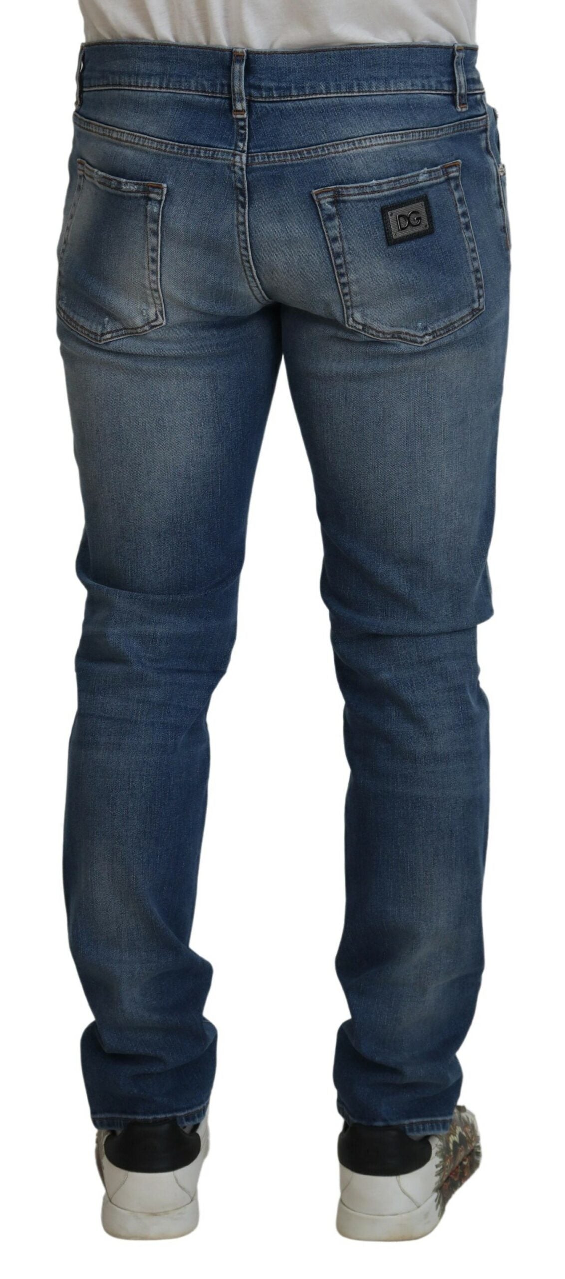 Chique Italiaanse slim-fit jeans