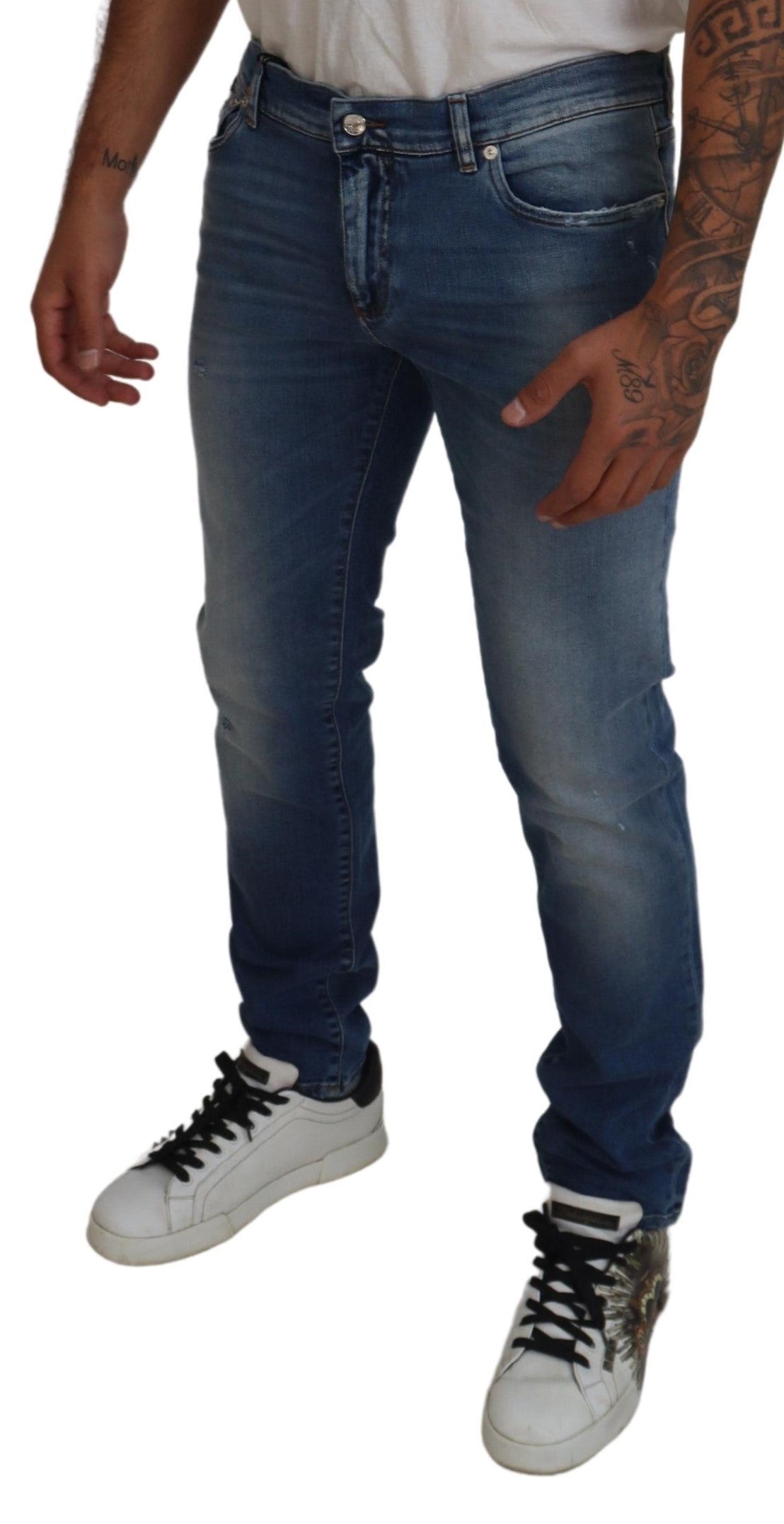 Chique Italiaanse slim-fit jeans