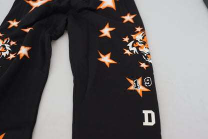 Pantalones deportivos casuales elegantes con estrella negra