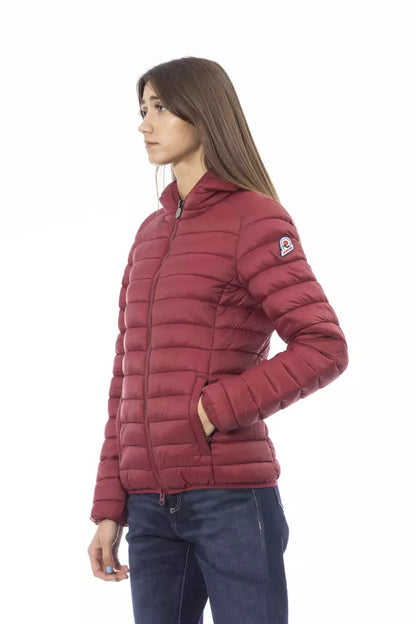 Red Nylon Women's Jacket