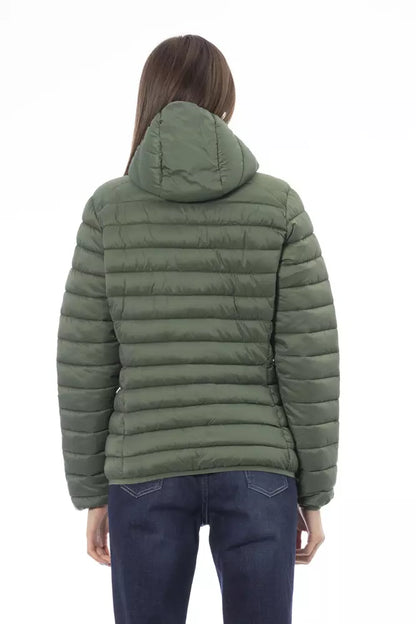 Green Nylon Women's Jacket