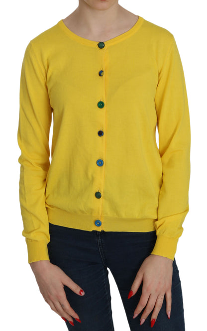 Radiant Yellow Cotton Sweater