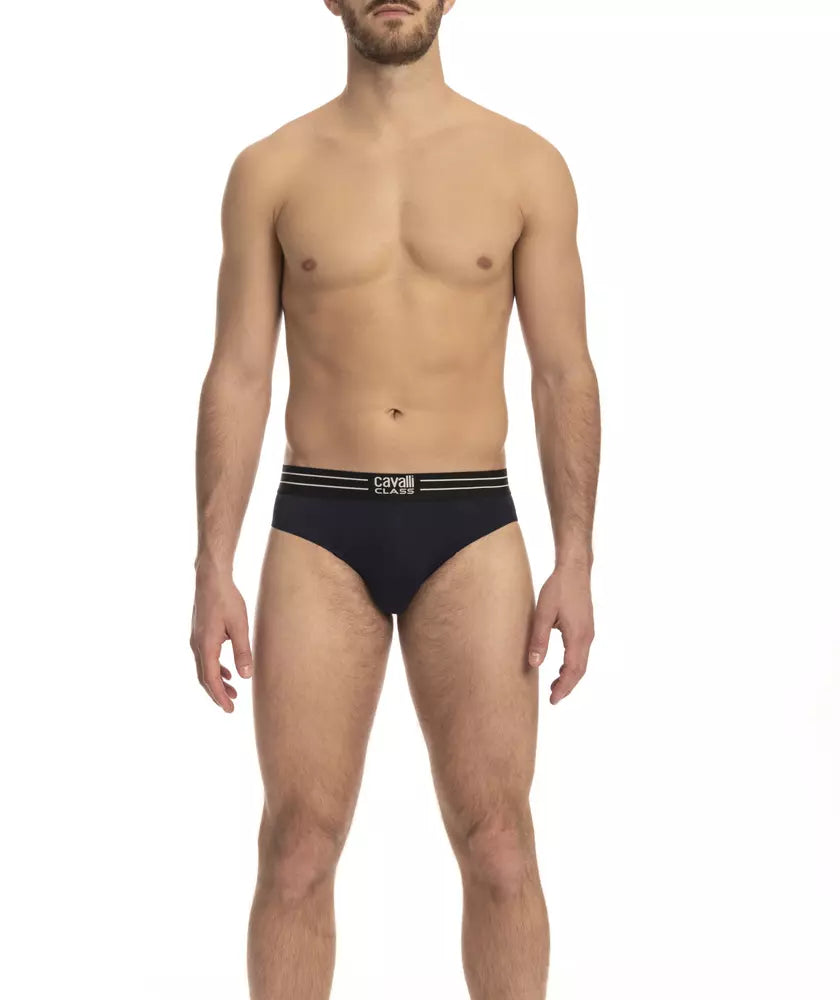 Blue Cotton Men Underwear