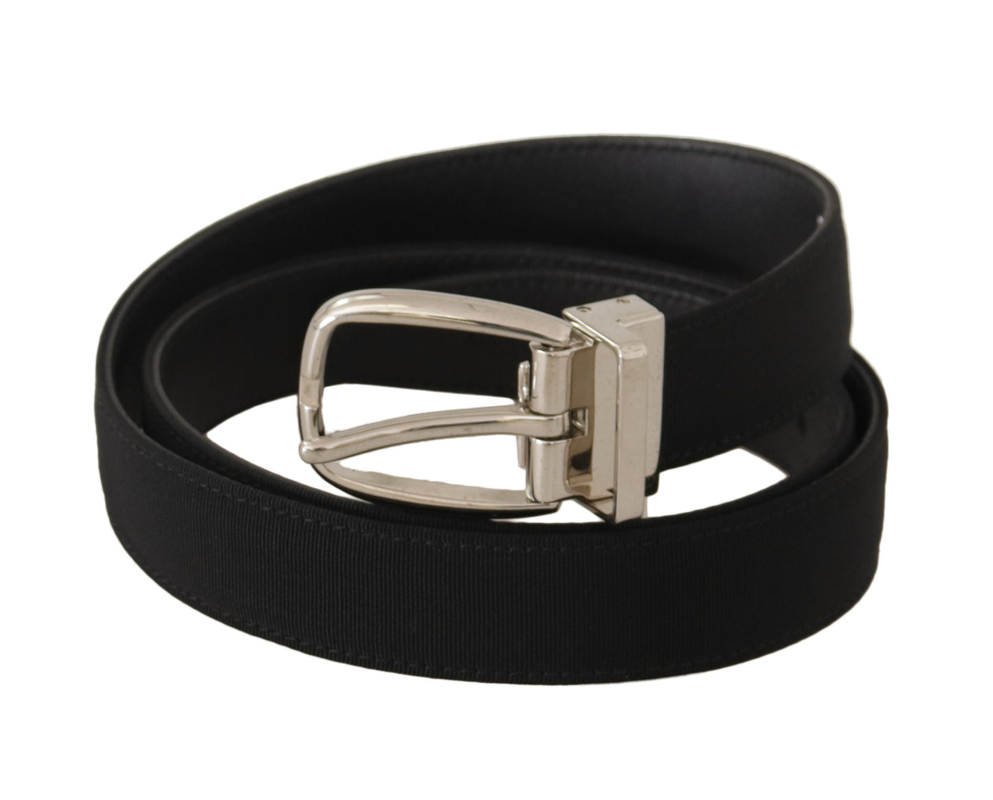 Elegante leren riem met gegraveerde gesp