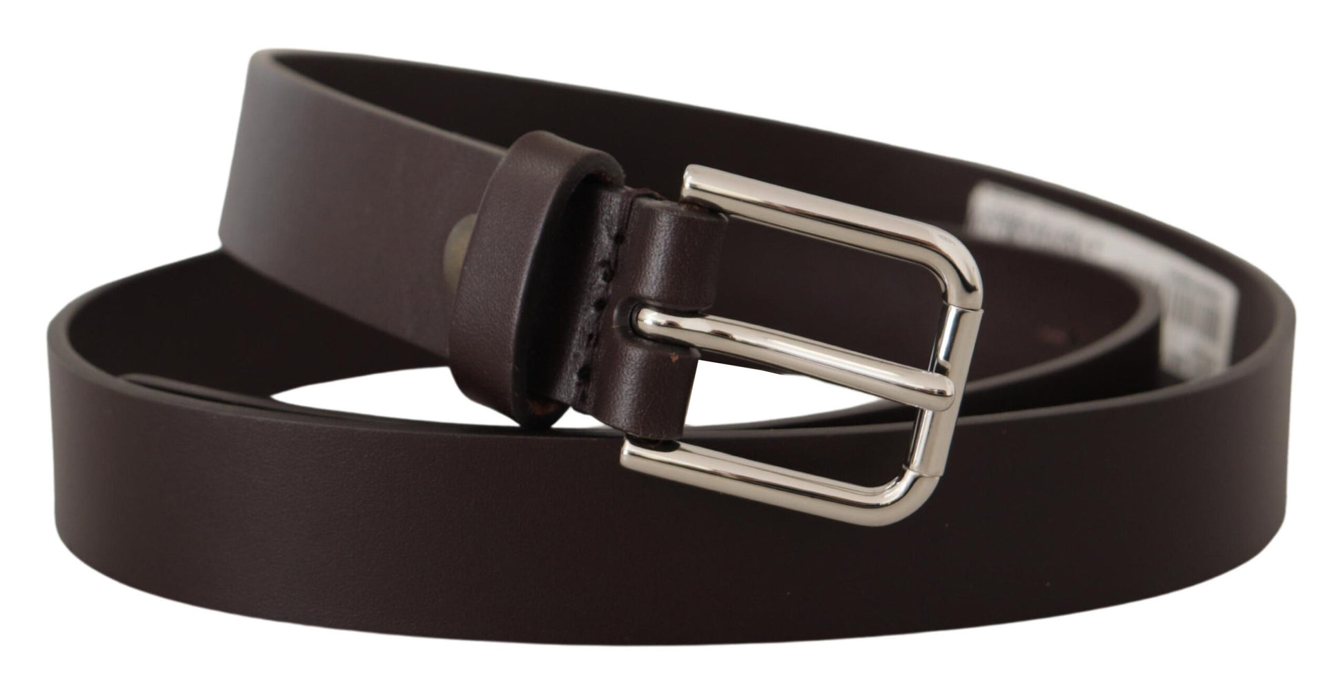 Elegante leren riem met logogesp