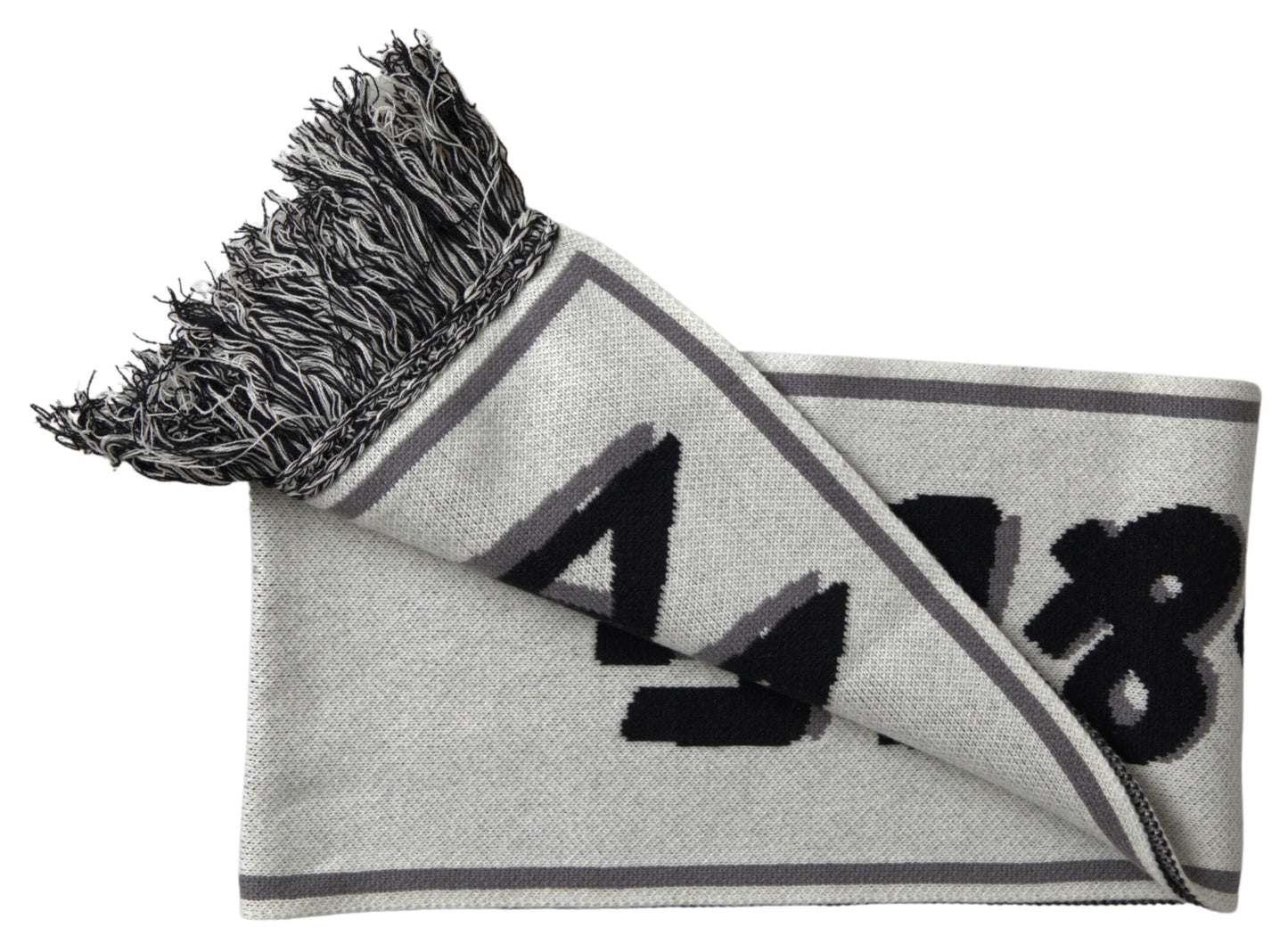 Bufanda elegante de cachemir gris para hombre