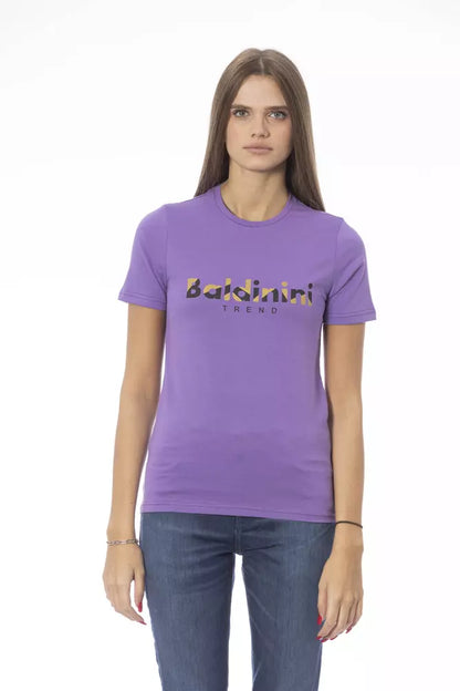 Purple Cotton Women Top