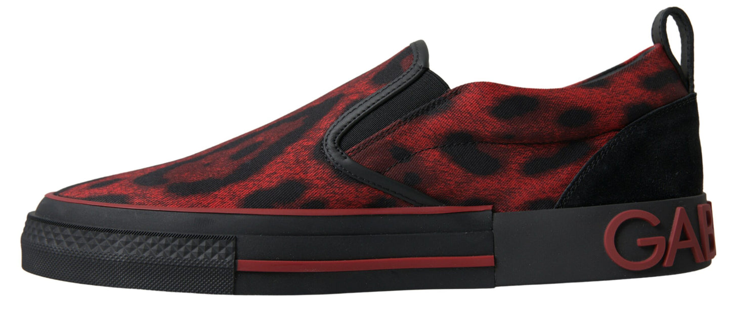 Mocasines elegantes con estampado de leopardo