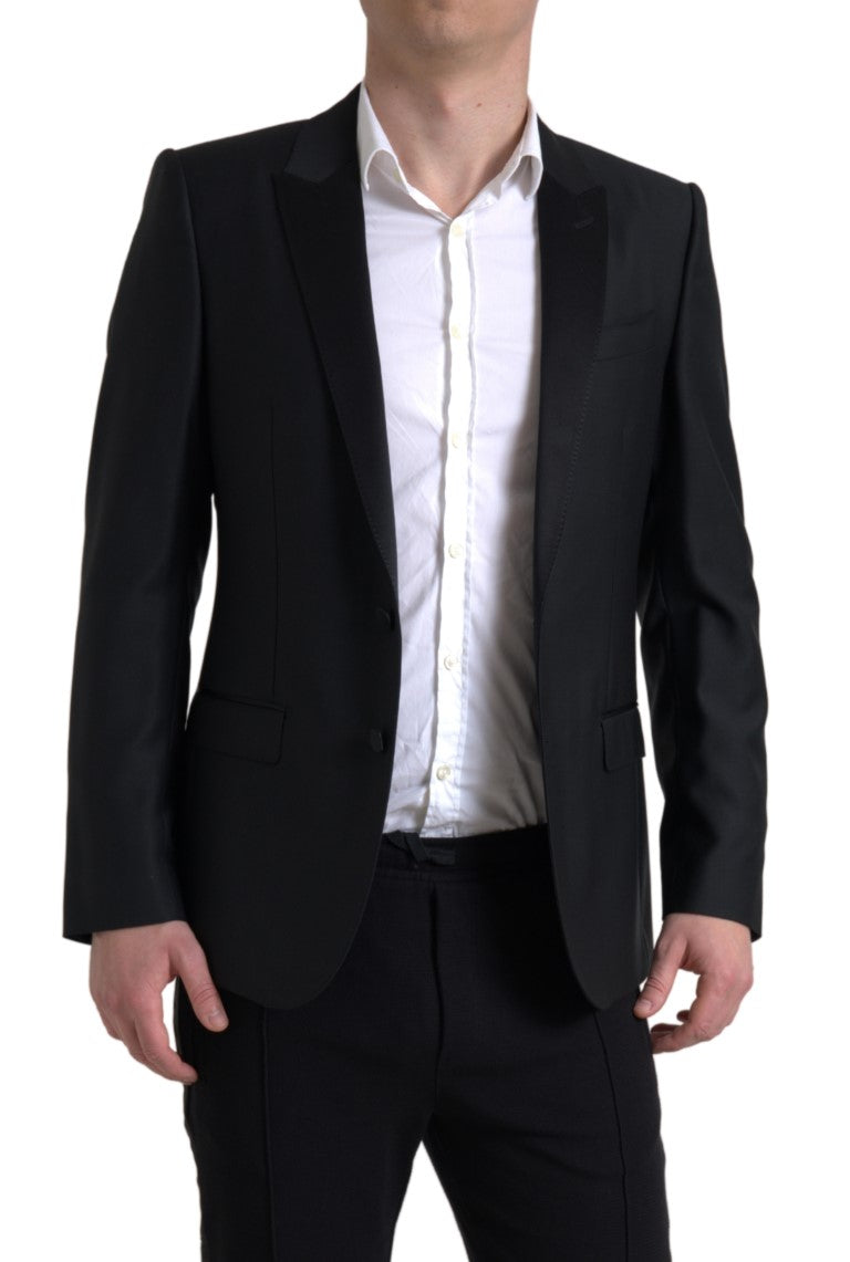 Prachtige slim-fit blazer van wolmix