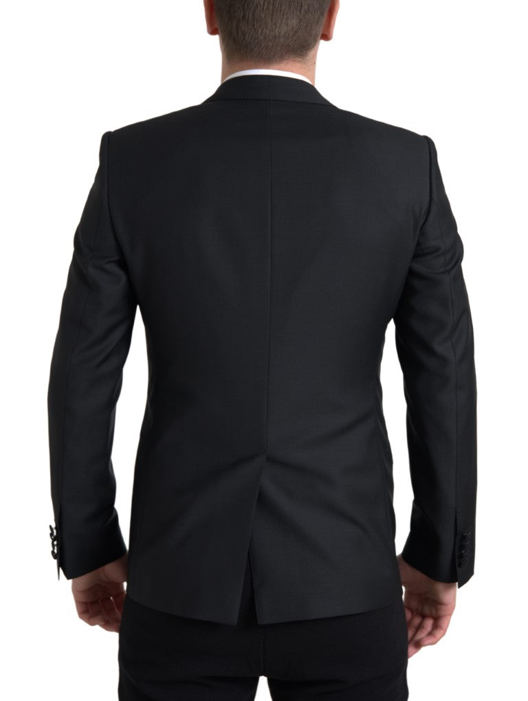 Prachtige slim-fit blazer van wolmix