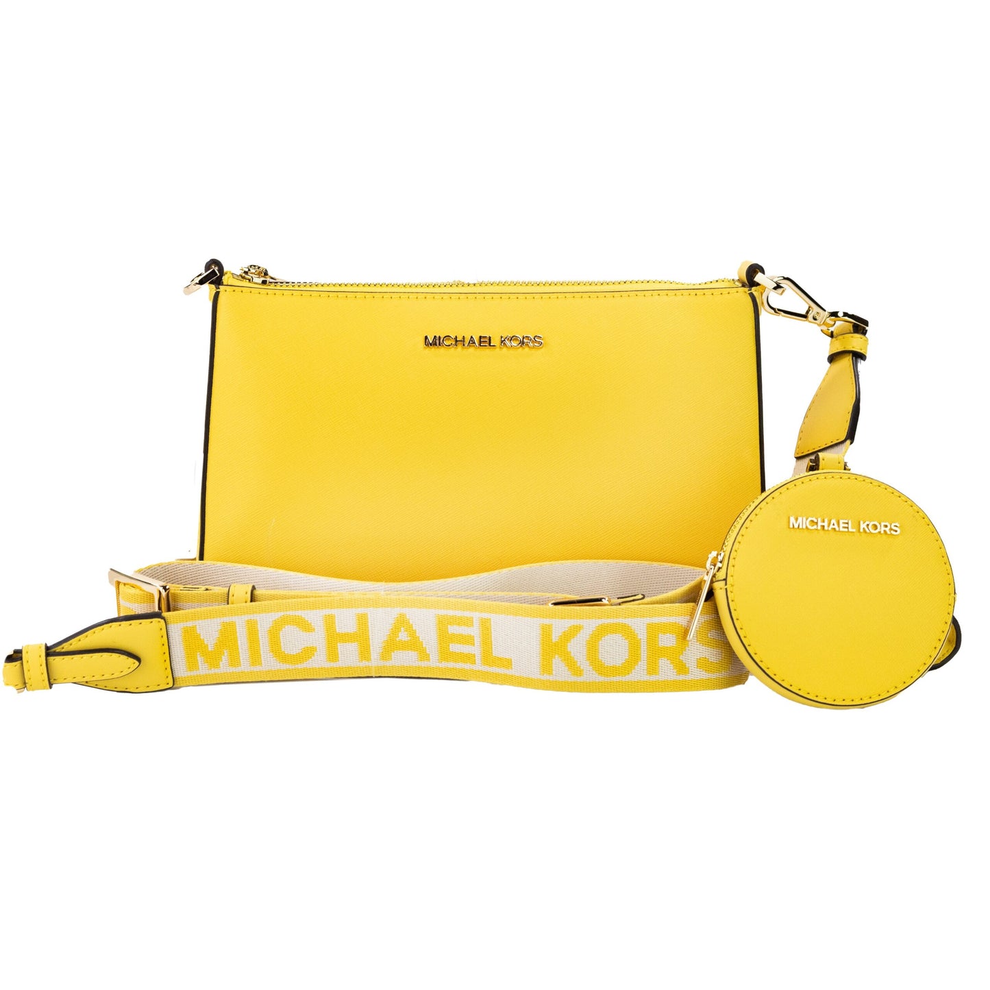 Bolso bandolera Jet Set Daffodil Vegan Tech con accesorios