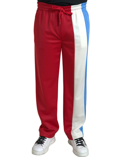 Elegante gestreepte joggingbroek met trekkoord