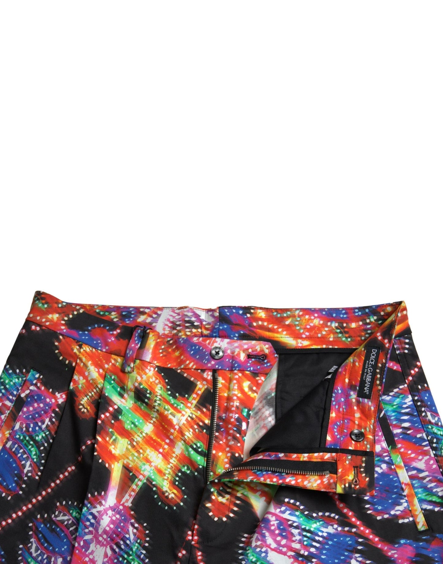 Bermudas estampadas multicolores