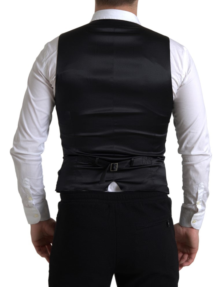 Chaleco de vestir formal negro elegante