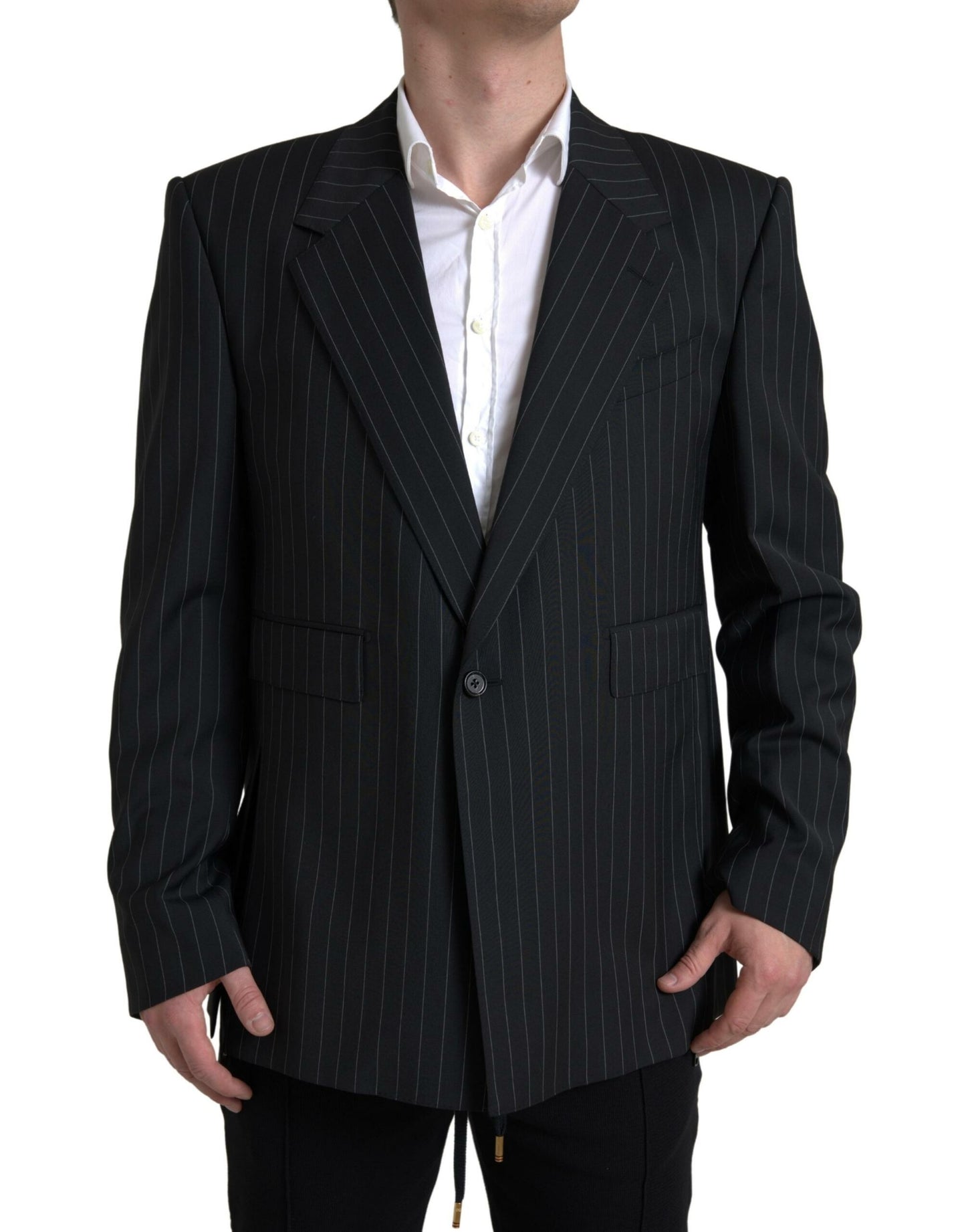 Siciliaanse elegantie slim-fit blazer