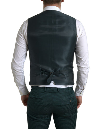 Traje de 3 piezas de corte slim Emerald Elegance