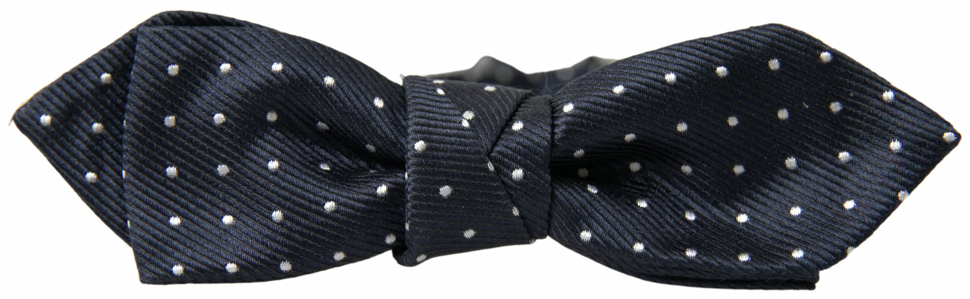 Elegant Blue Silk Bow Tie