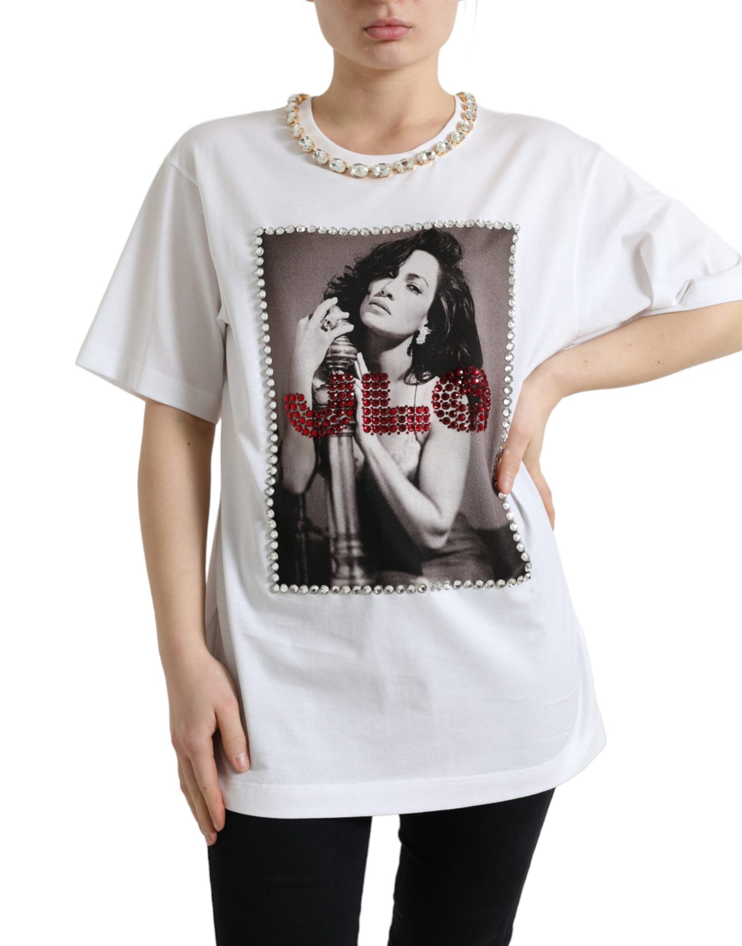 Camiseta J.Lo Portrait Crystal - Edición limitada