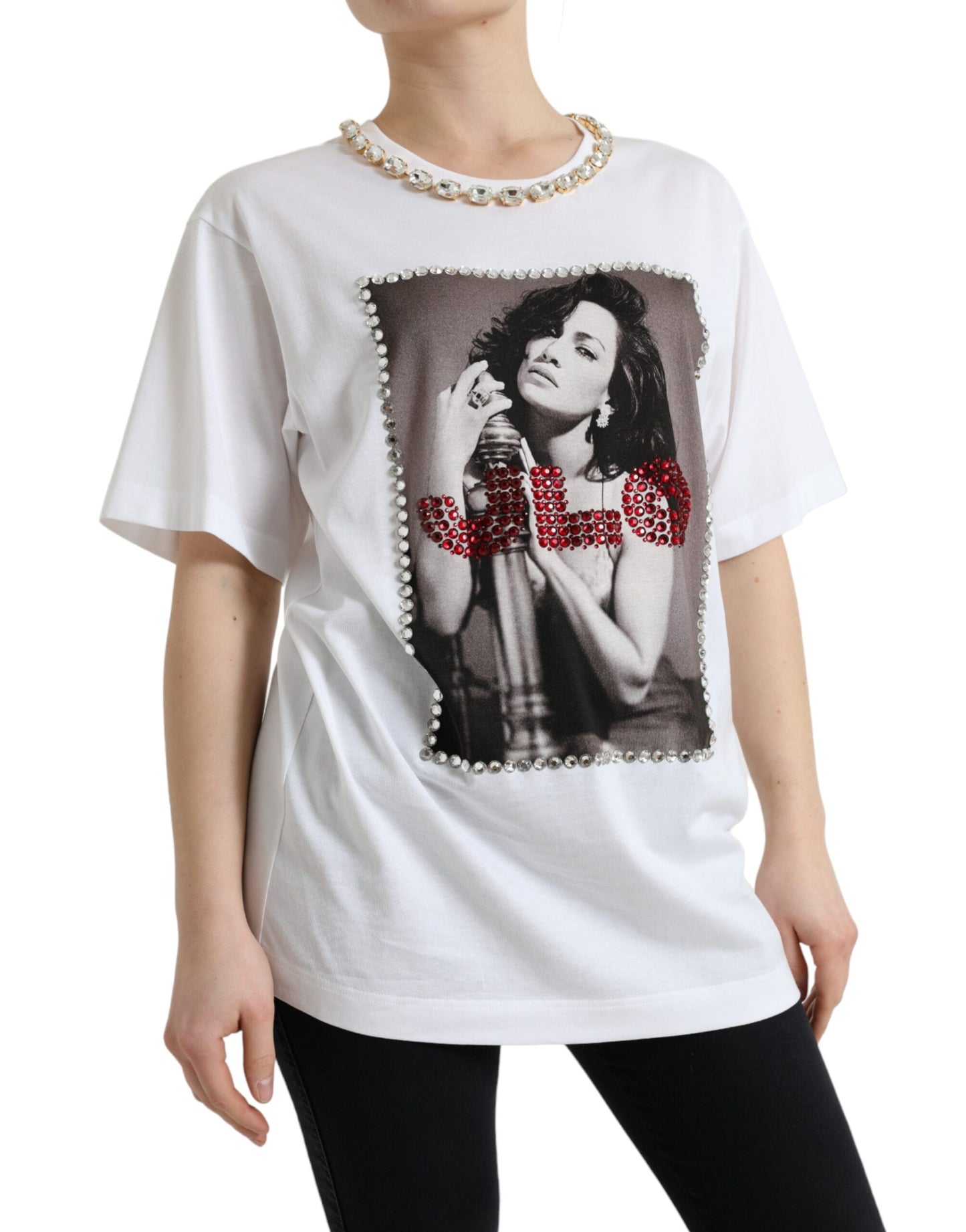 J.Lo Portrait Crystal T-shirt – beperkte editie