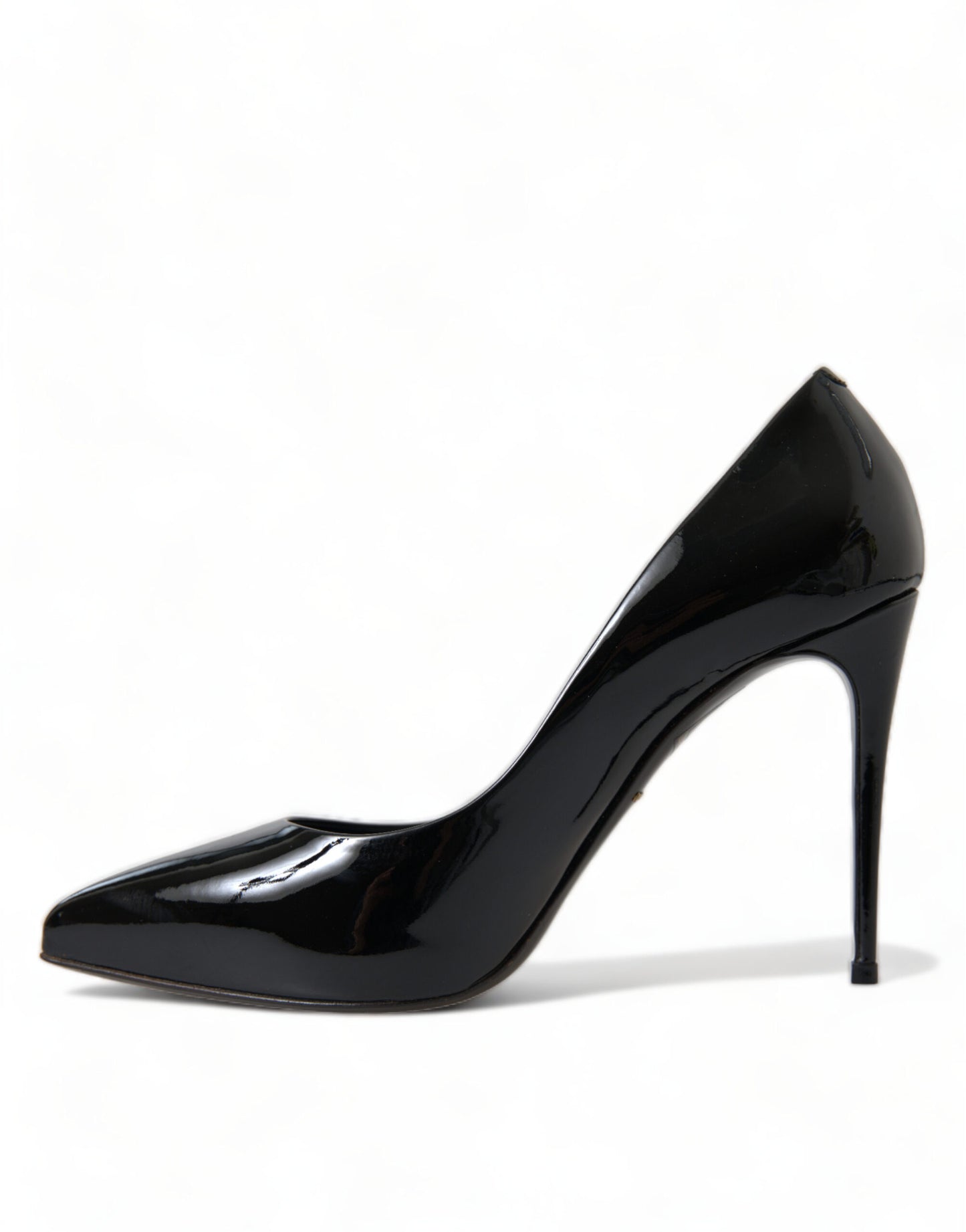 Elegante zwarte lak stiletto hakken