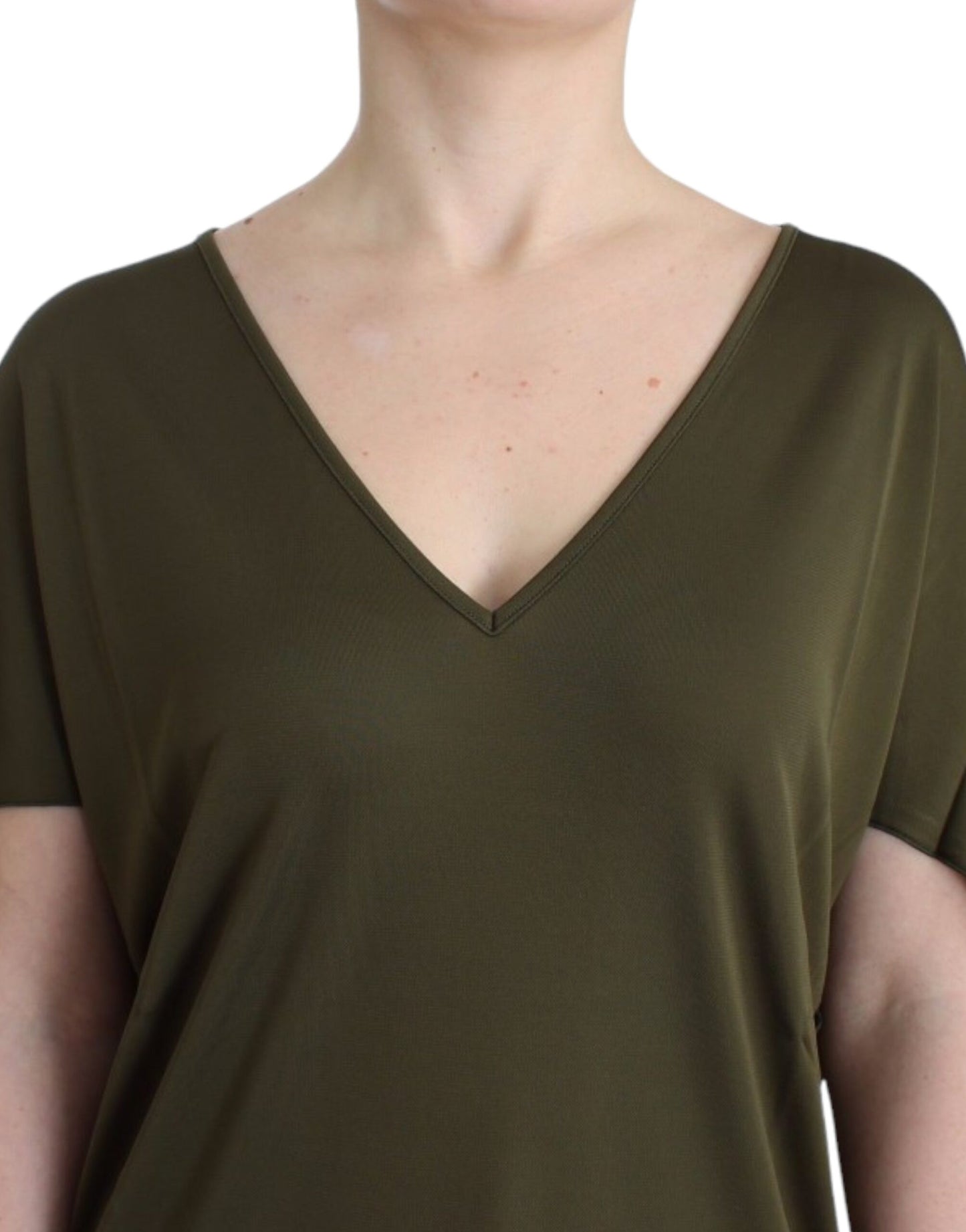 Emerald Elegance Rayon Blouse