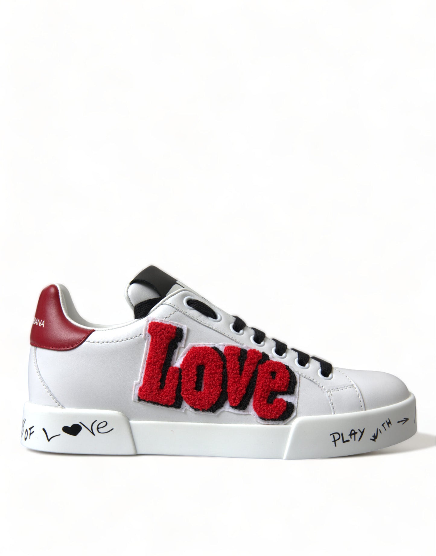 Chique witte Portofino leren sneakers