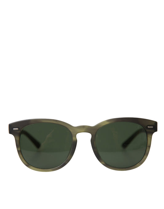 Elegantes gafas de sol esmeralda para hombre