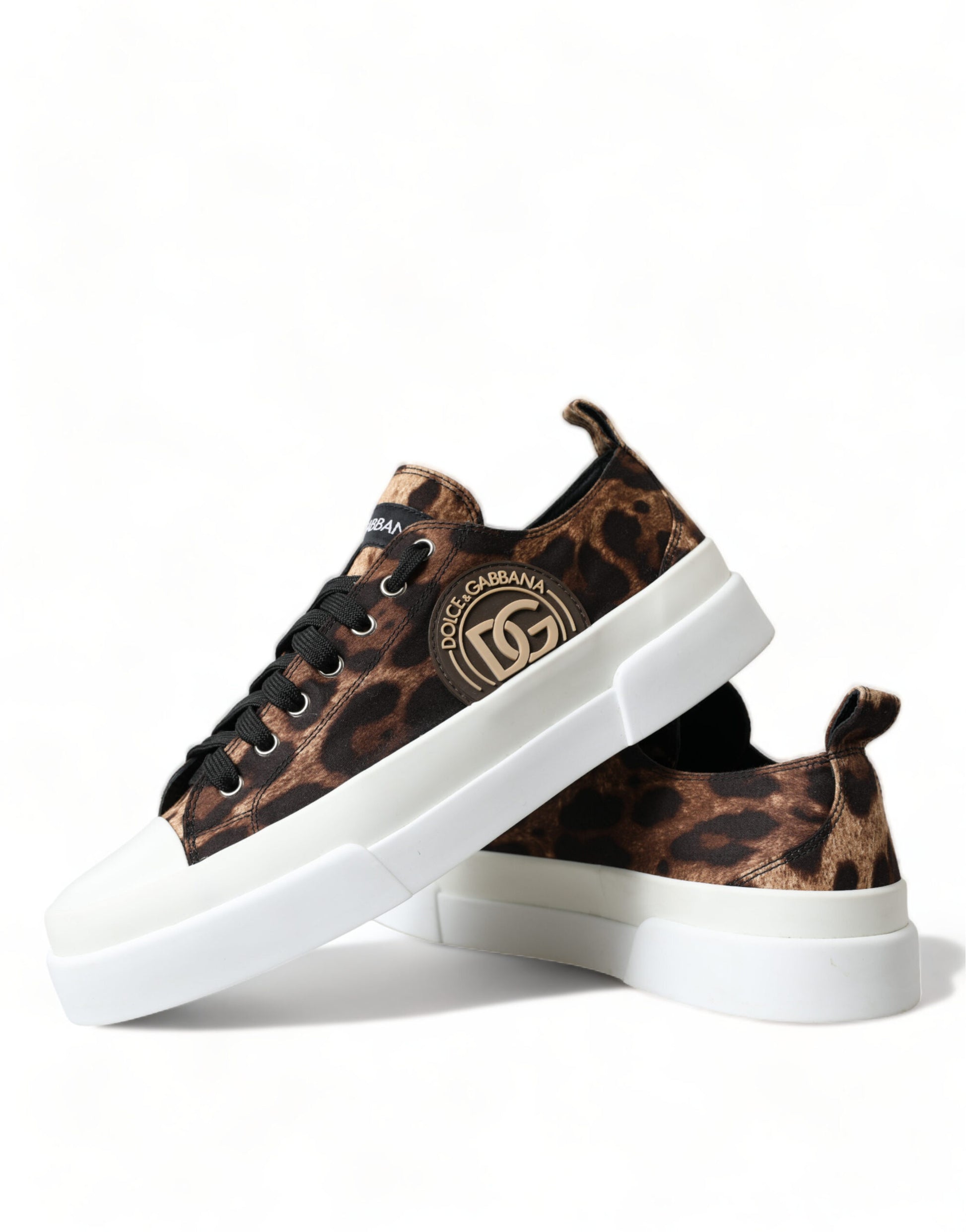 Zapatillas casuales elegantes con estampado de leopardo