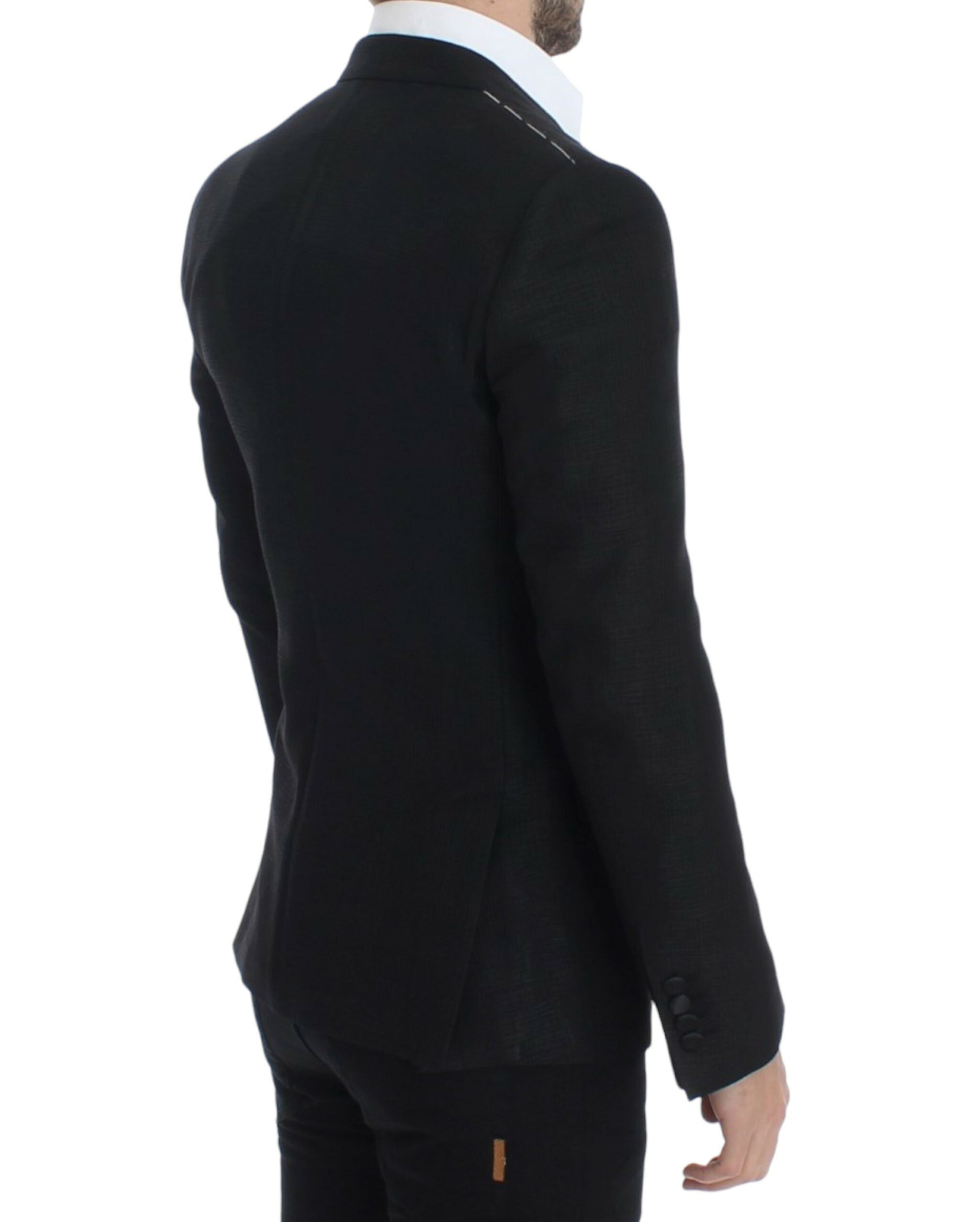 Zwarte wollen MARTINI slanke blazer