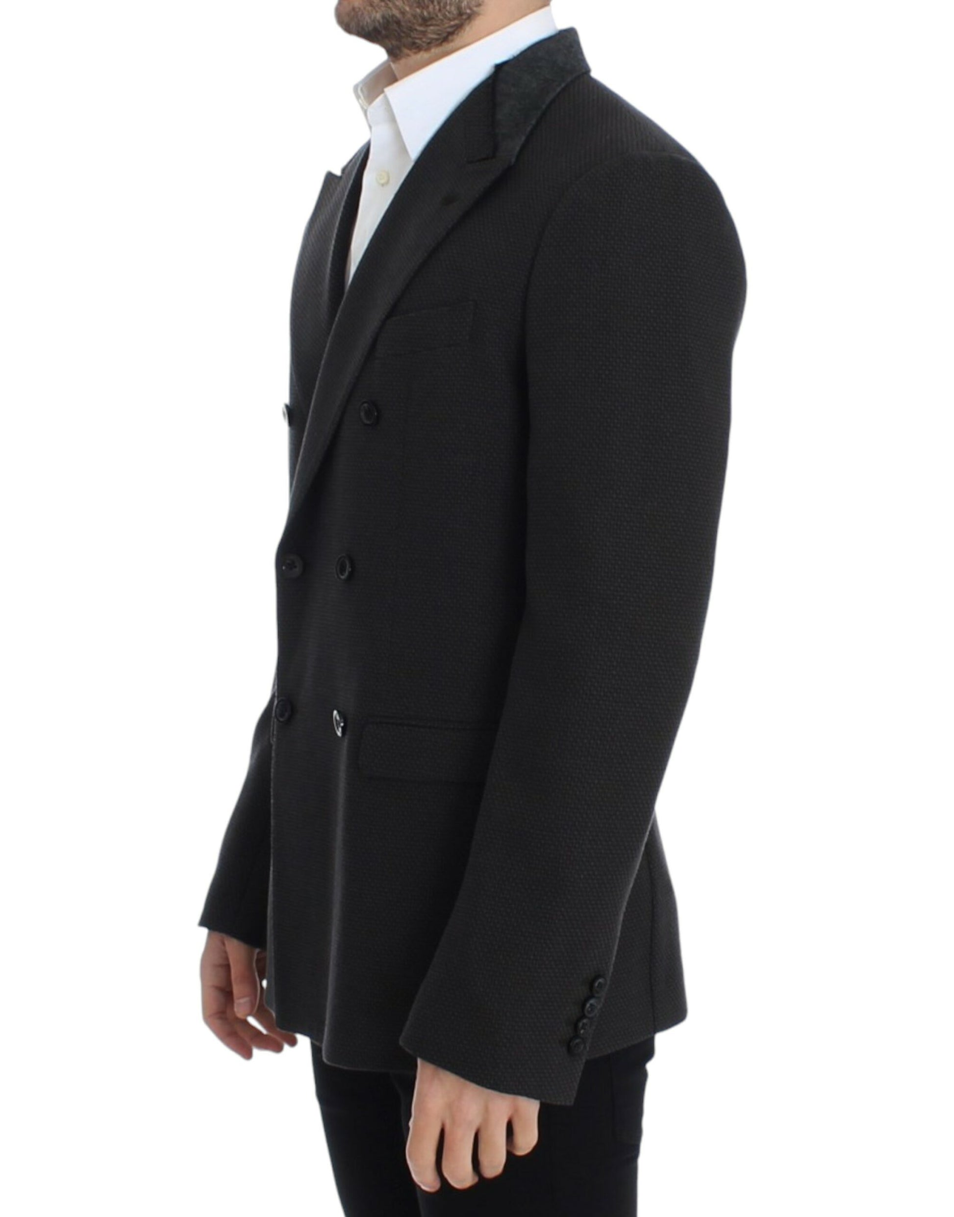 Elegante slim-fit blazer met dubbele rij knopen