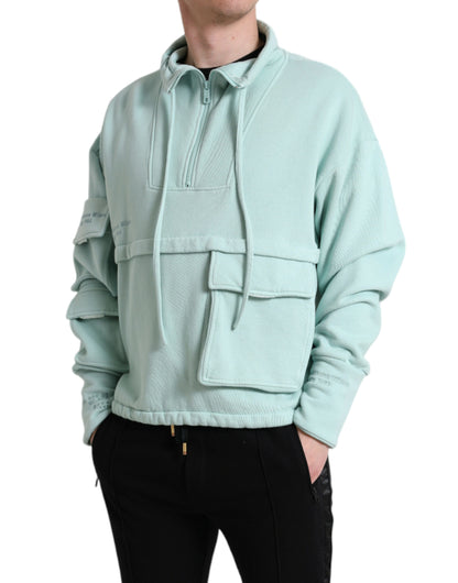 Chic Mint Green Pullover Sweater