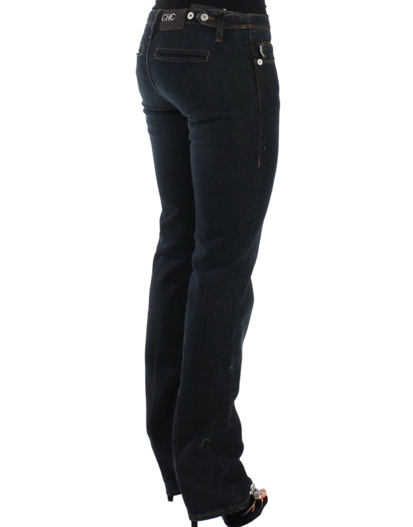 Chic Blue Slim Fit Denim Delight