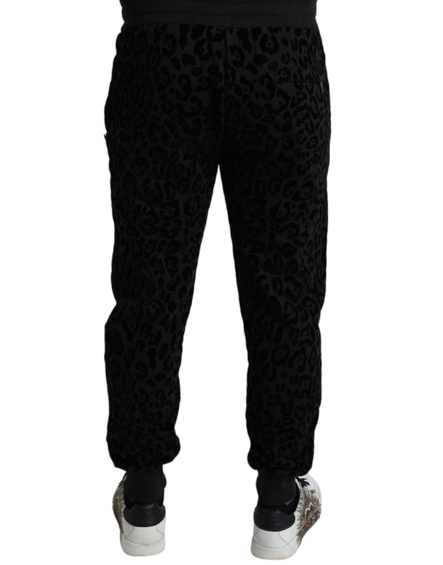 Joggers elegantes de leopardo para hombre