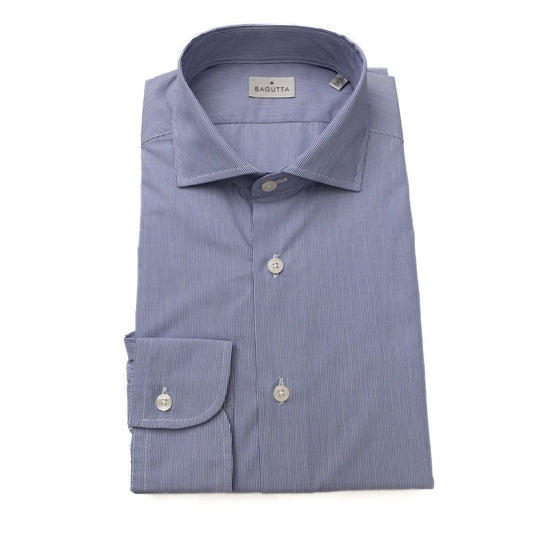 Light Blue Cotton Men Shirt