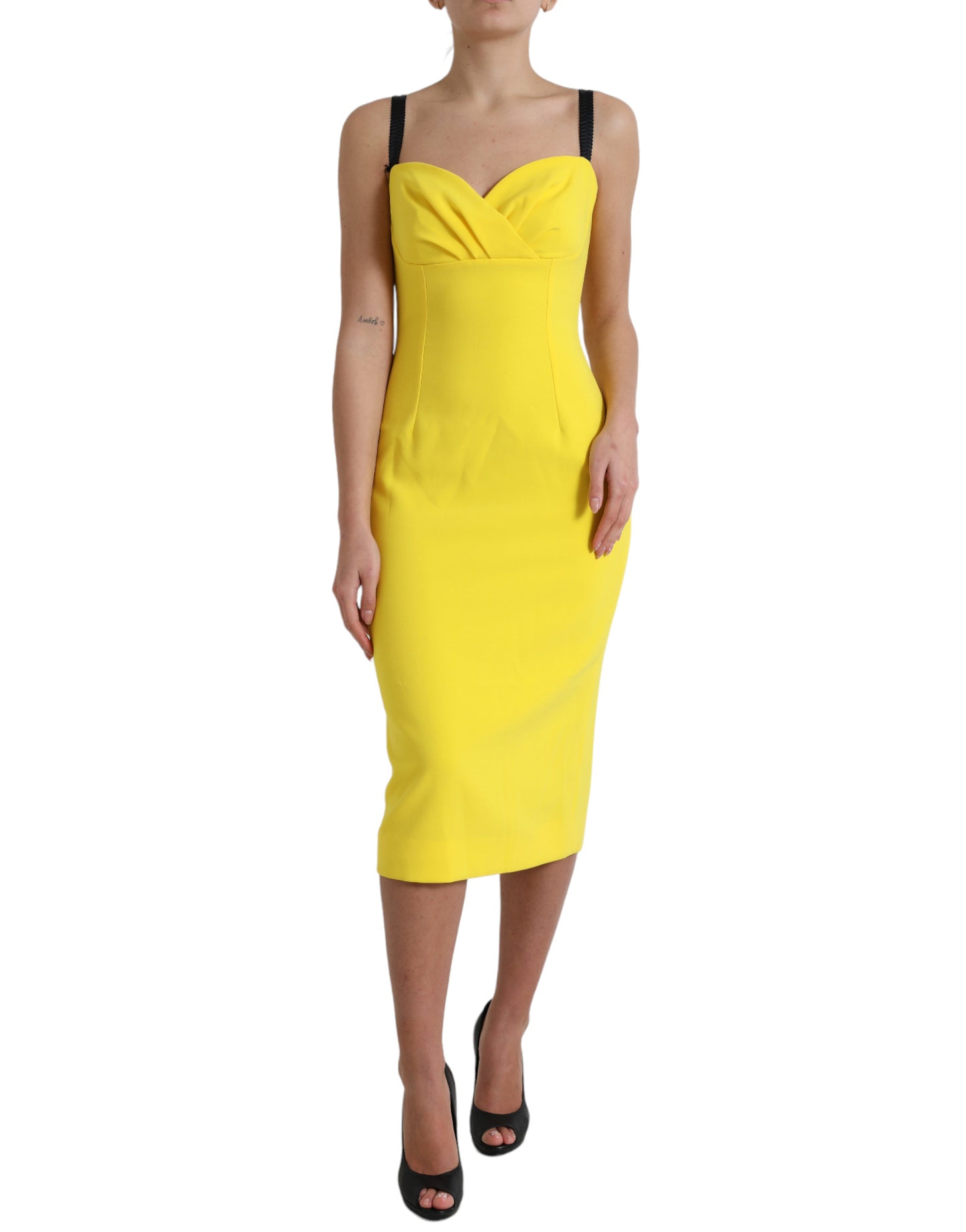 Vestido midi sin mangas Sunshine Chic