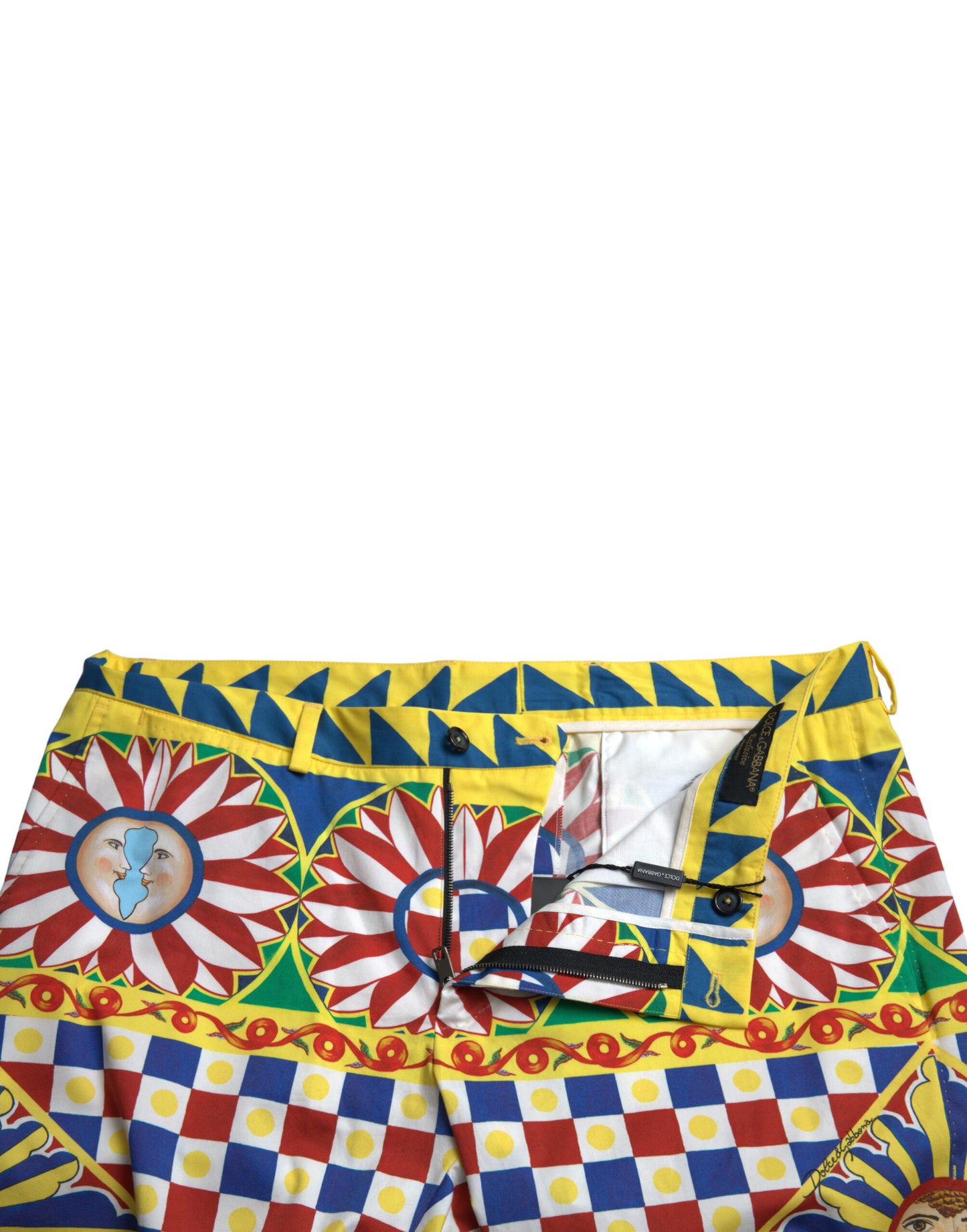 Bermudas estampadas multicolores