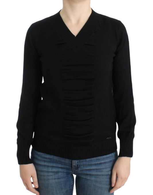 Elegant V-Neck Lightweight Sweater