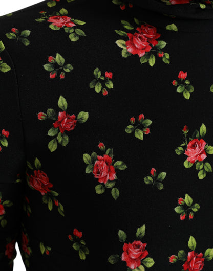 Top elegante de mezcla de seda floral