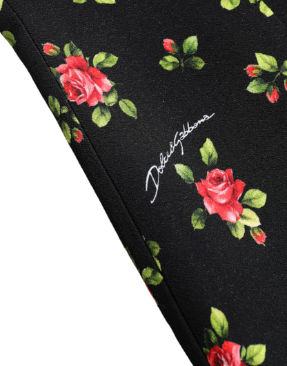 Top elegante de mezcla de seda floral