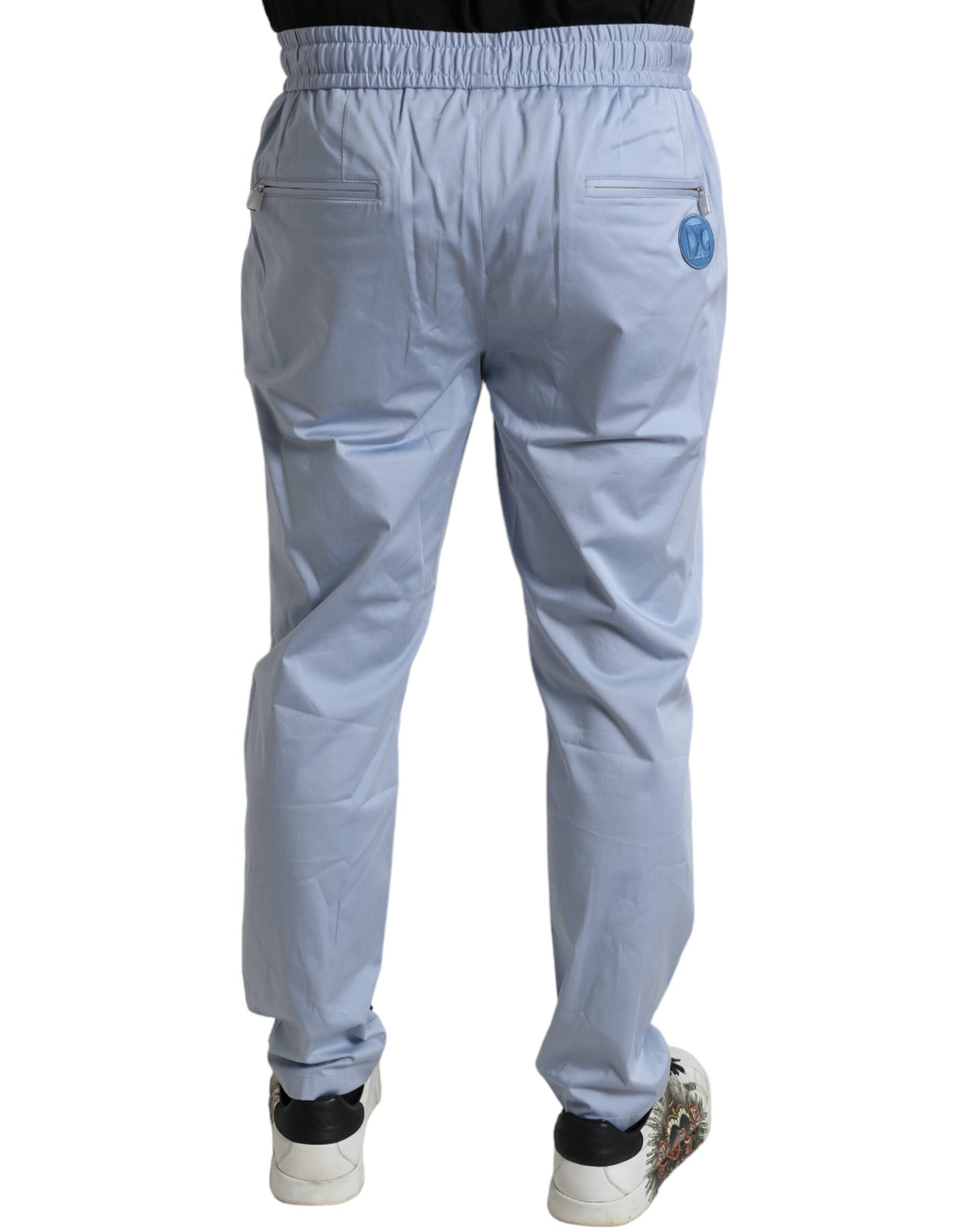 Elegante pantalón jogger azul claro para hombre