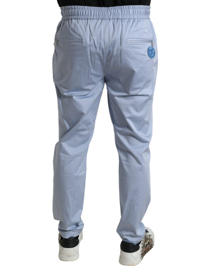 Elegante pantalón jogger azul claro para hombre