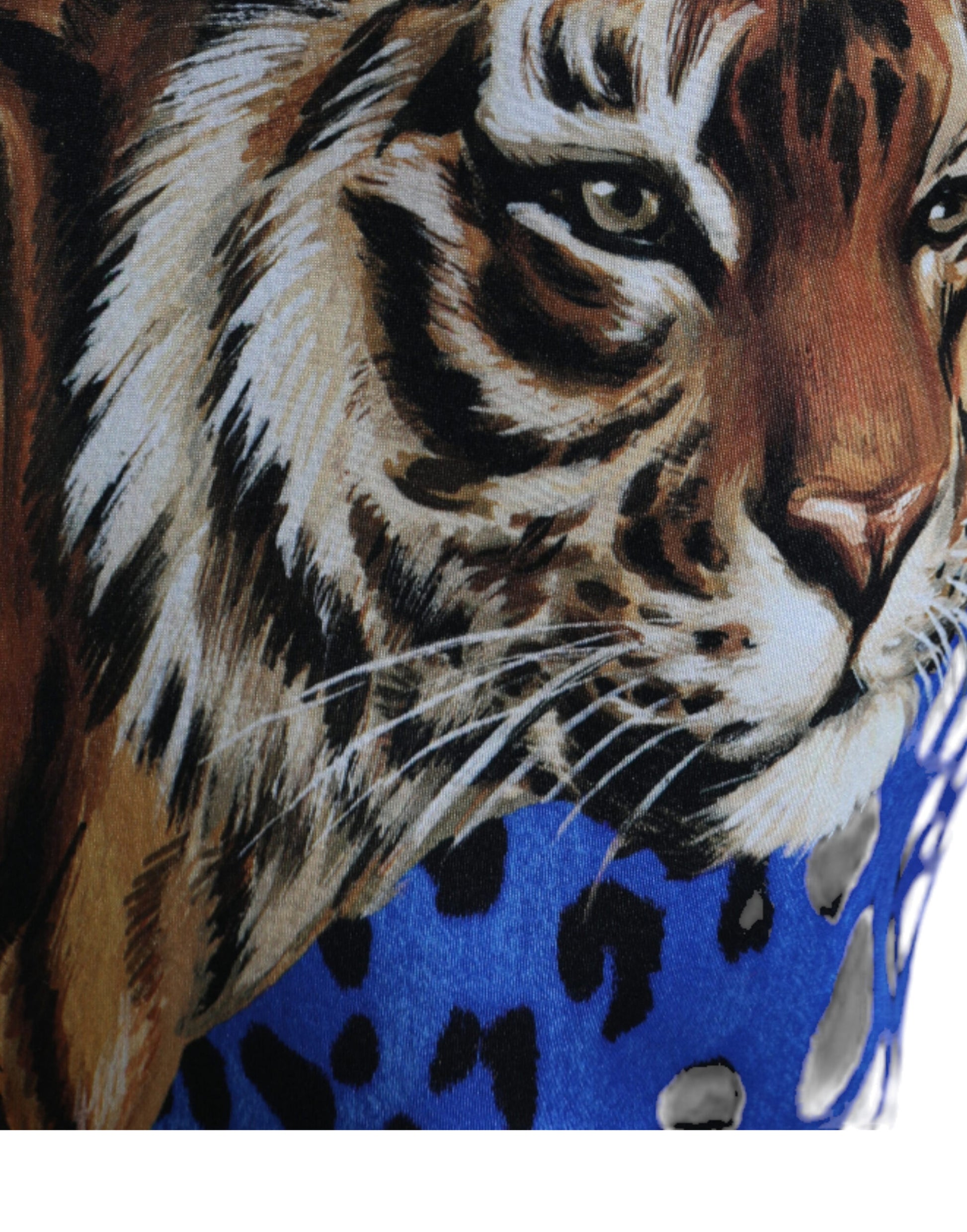 Joggers elegantes con estampado de tigre