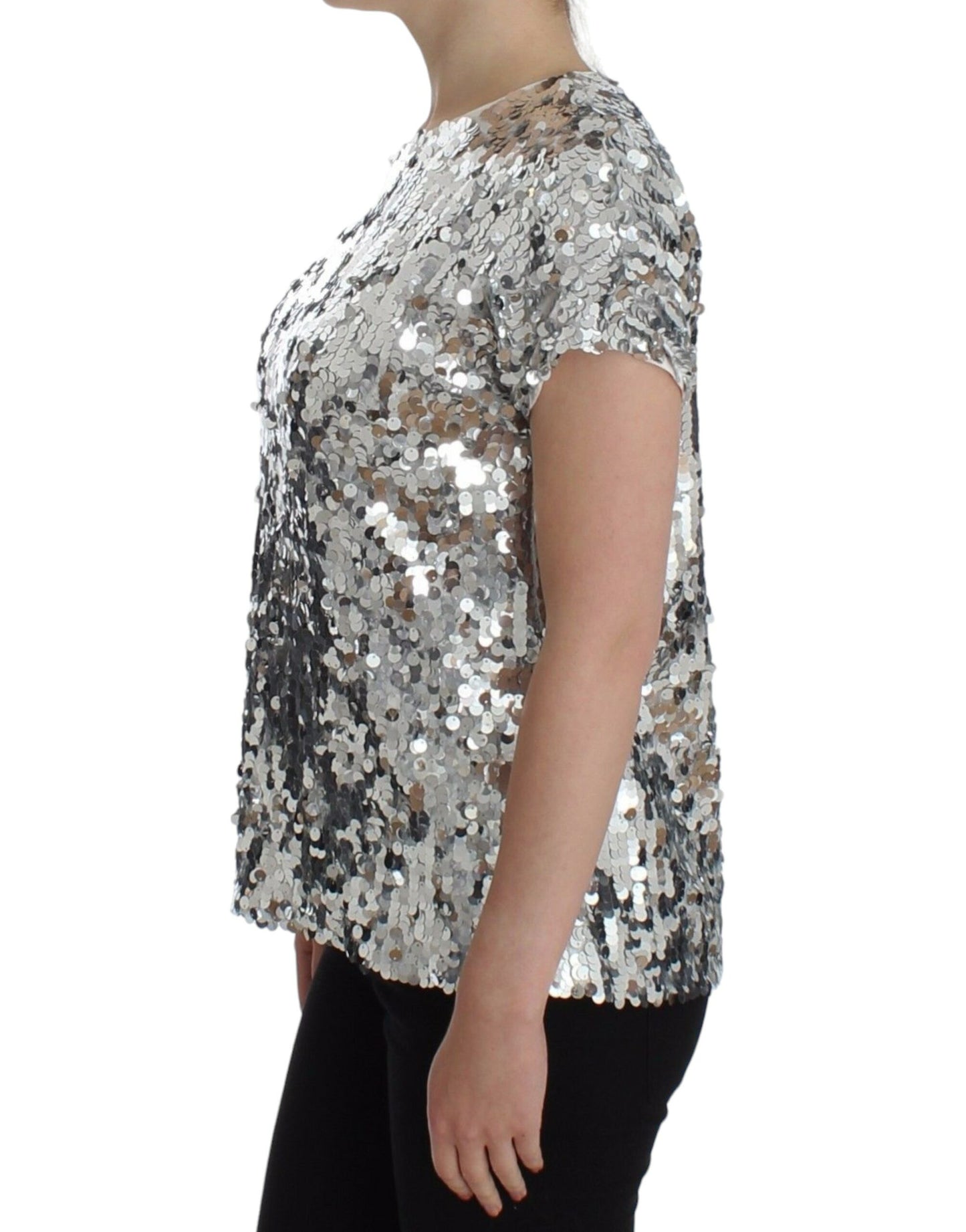 Enchanted Sicily Sequined Evening Blouse