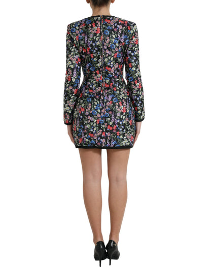 Floral Sheath Mini Dress Elegance